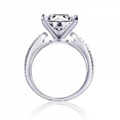 Princess Cut Moissanite Engagement Ring